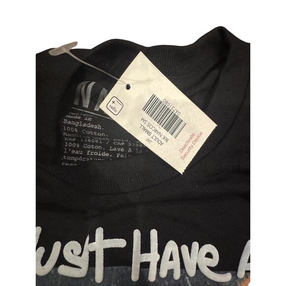 NARCOS Every Man Must Have a Code Tee in Black Size Small New with Tag SOO - Picture 4 of 4